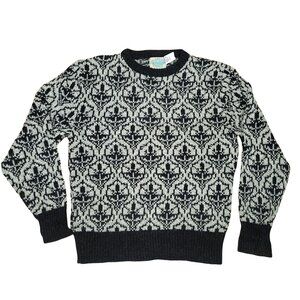 Vintage Sweater Pullover Royal North Mills Outfitters Womens Medium Wool Thick